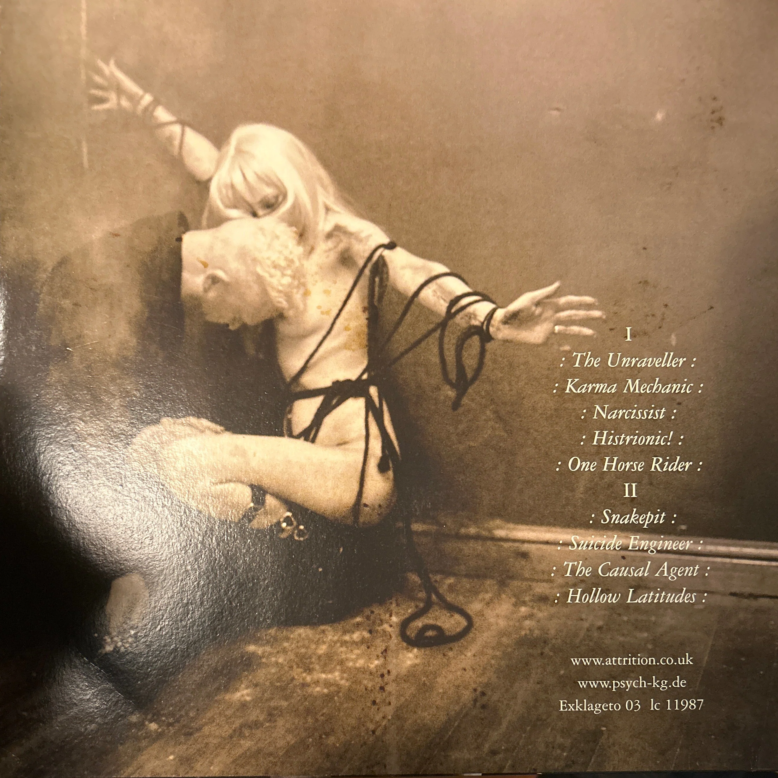 LP Attrition ‎– The Unraveller Of Angels 2ª Mano - Image 2