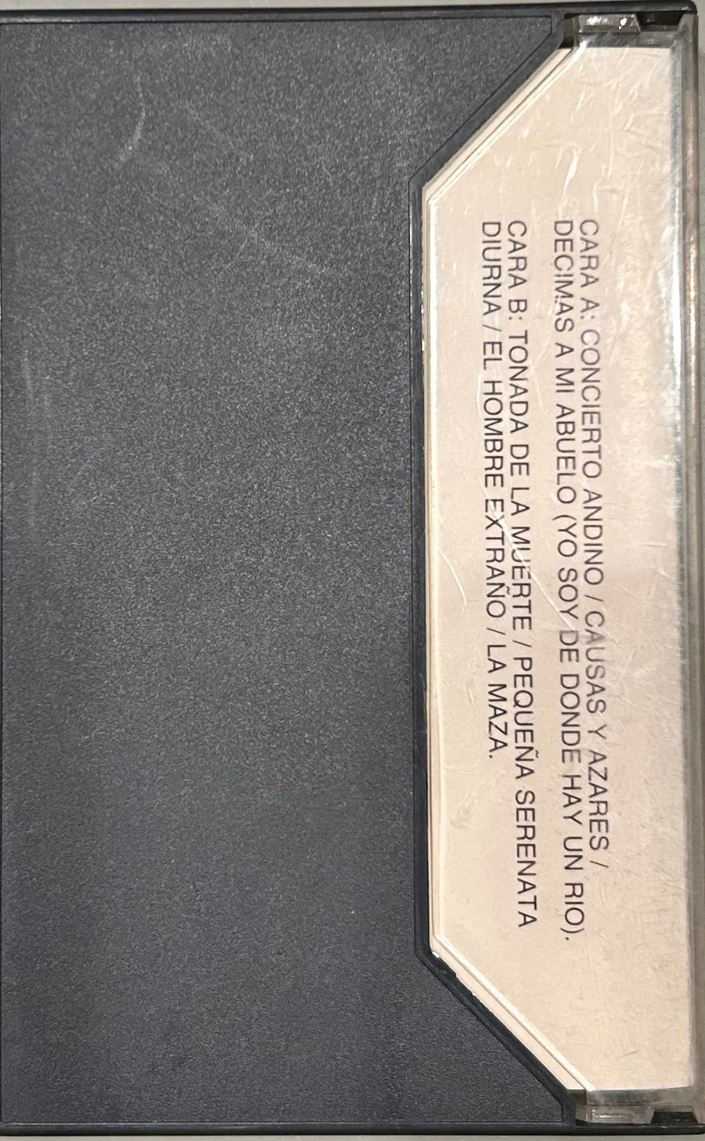 CASSETTE Silvio Rodríguez – Silvio Rodríguez en Chile Vol. 1 2ª Mano - Image 2