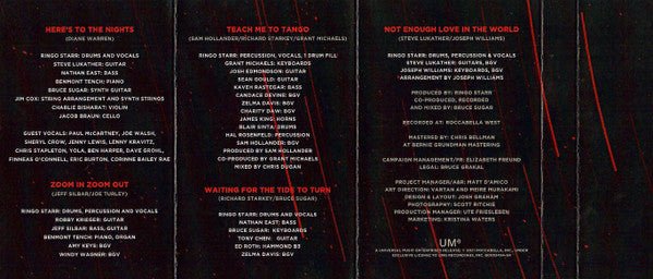 Cassette Ringo Starr ‎– Zoom In Nuevo precintado - Image 4
