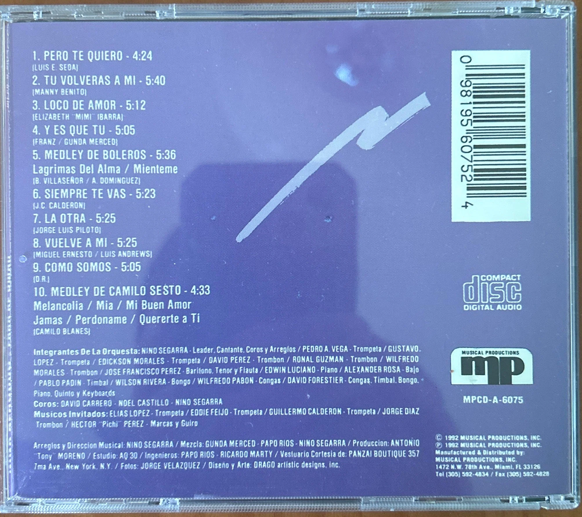 CD Nino Segarra – Loco De Amor 2ª Mano - Image 2