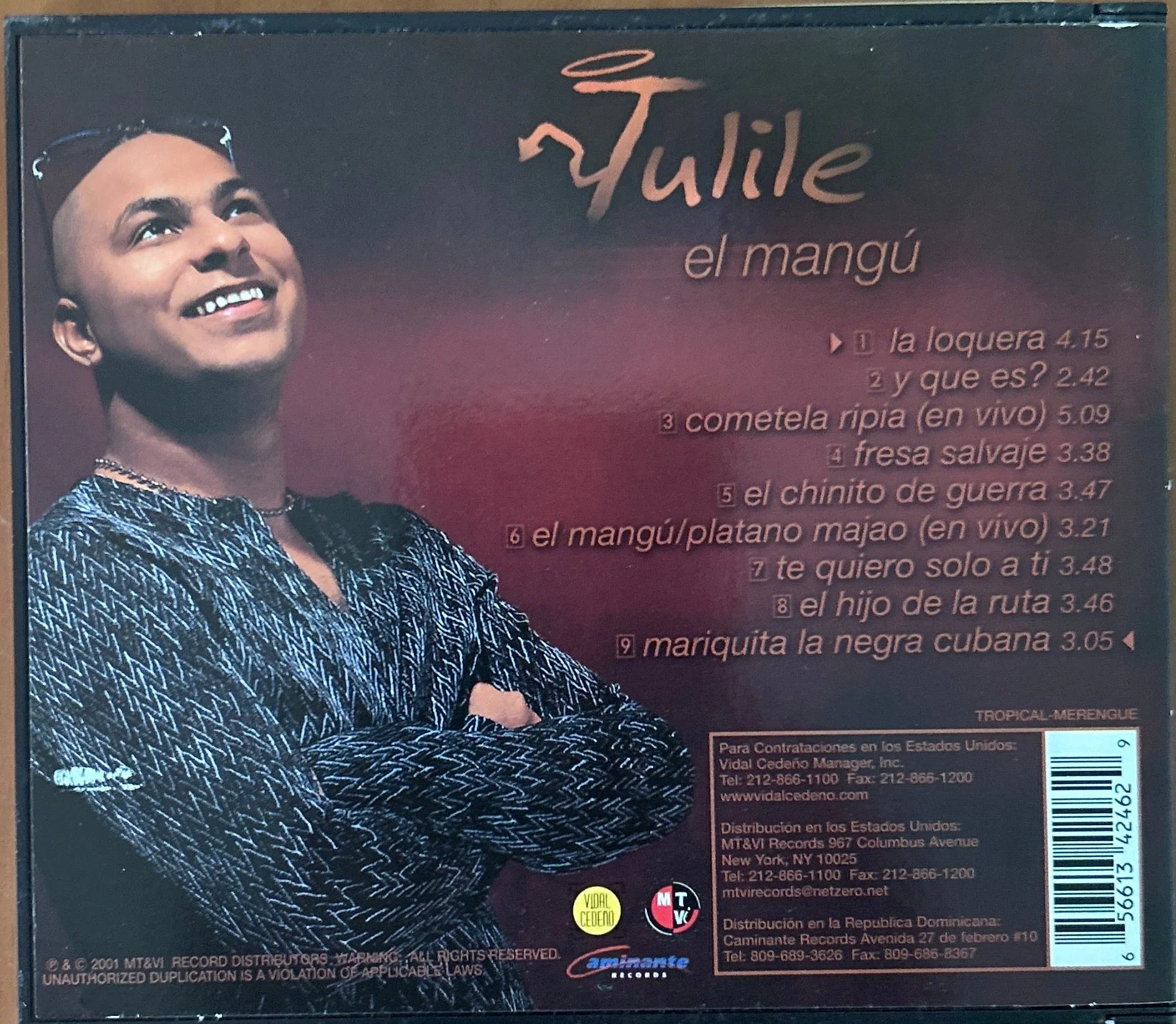 CD Tulile ‎– El Mangu 2ª Mano - Image 2