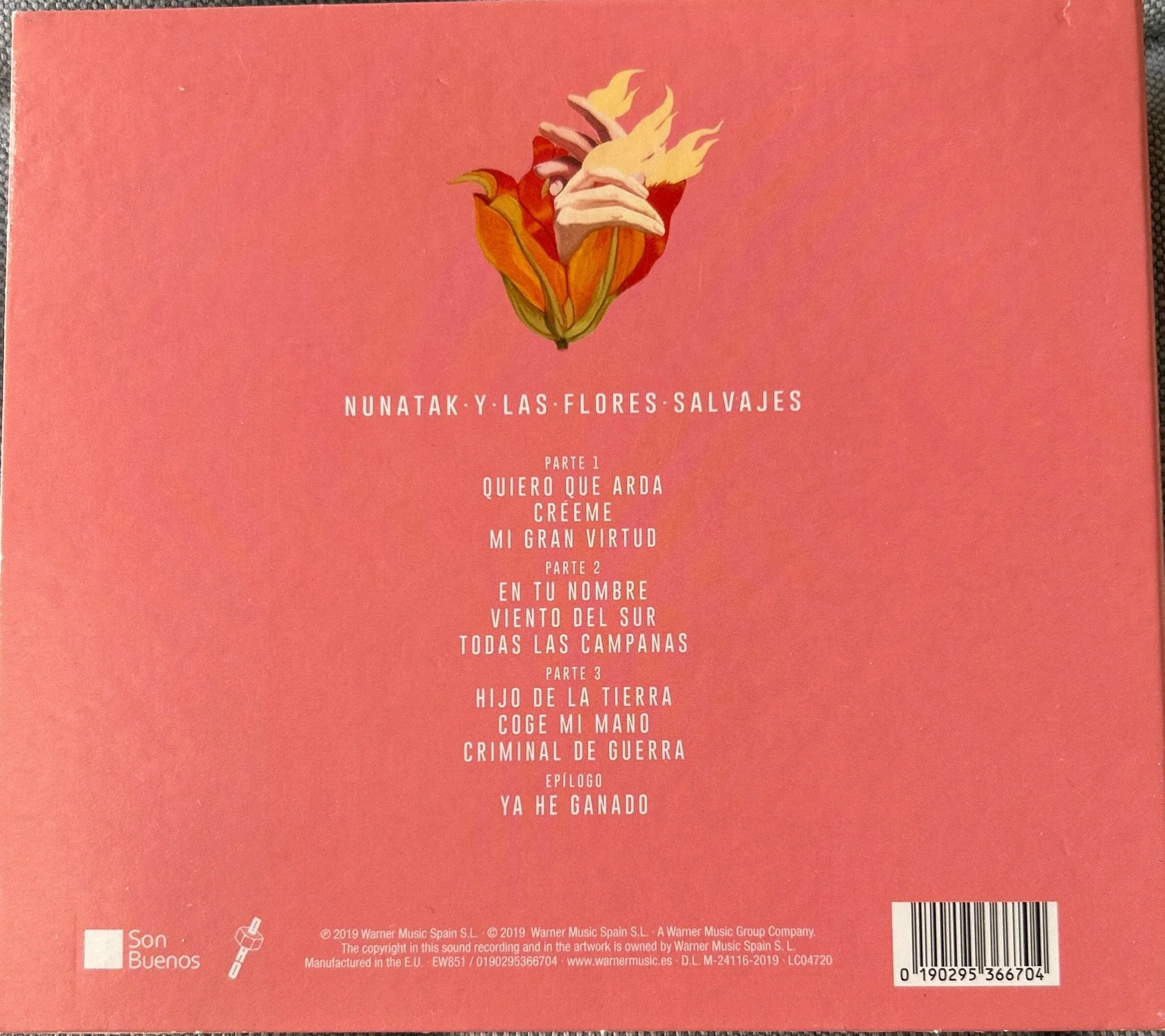 CD Nunatak ‎– Nunatak y Las Flores Salvajes 2ª Mano - Image 2