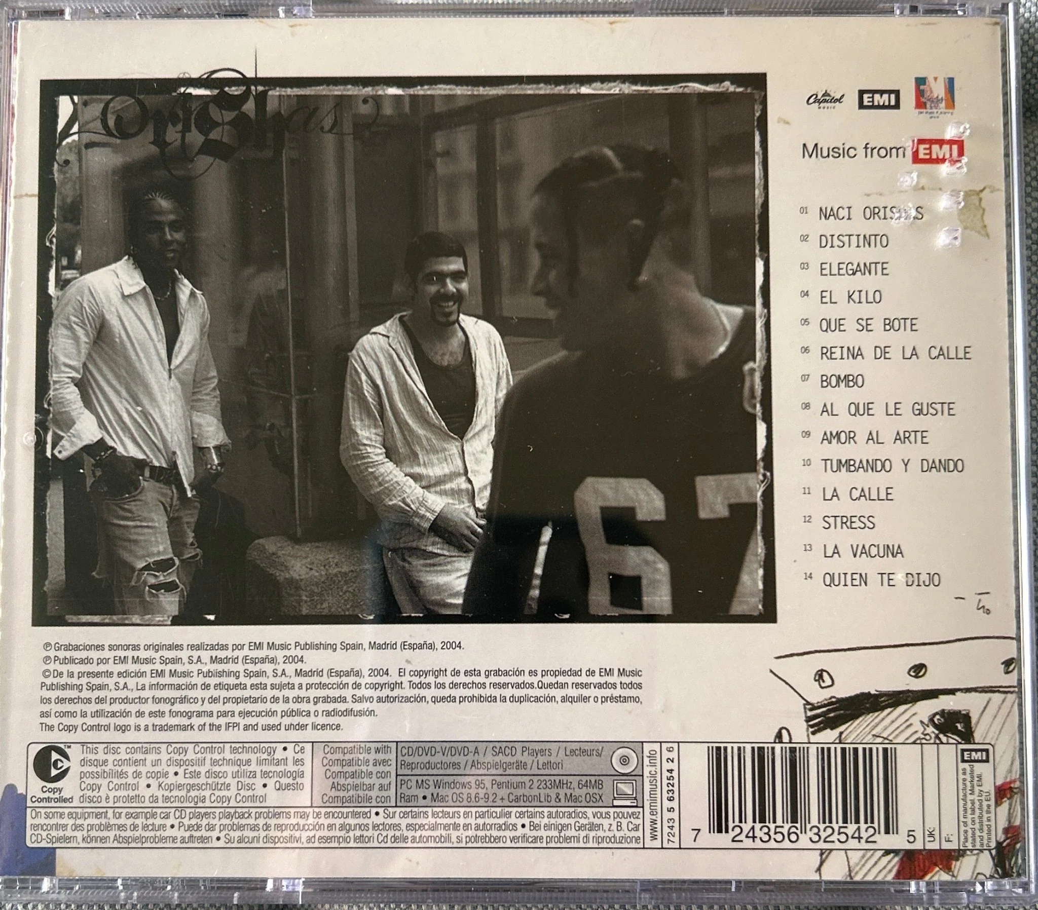 CD Orishas ‎– El Kilo 2ª Mano (Producto exclusivo recogida en tienda) - Image 2