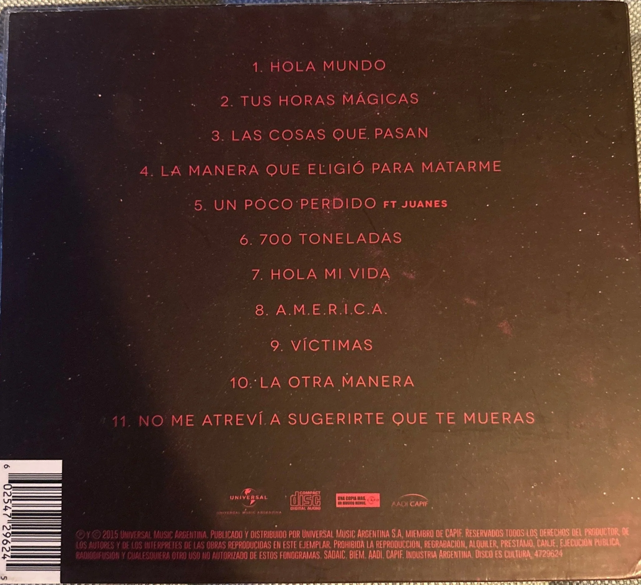 CD Tan Bionica ‎– Hola Mundo 2ª Mano - Image 2
