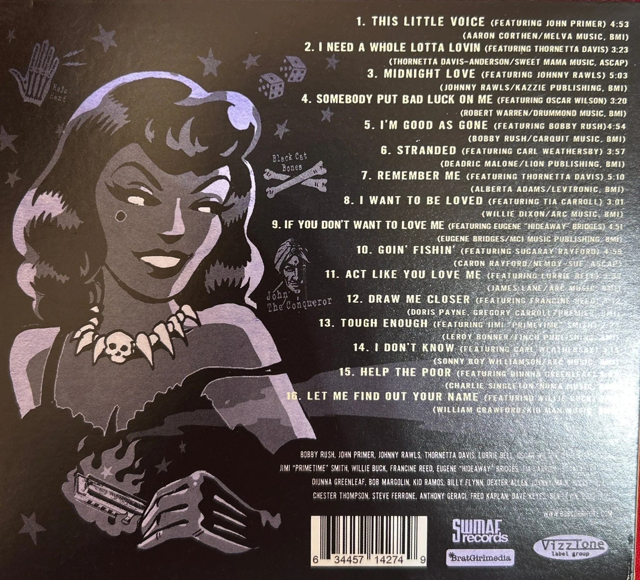 CD Bob Corritore & Friends ‎– Somebody Put Bad Luck On Me 2ª Mano - Image 2