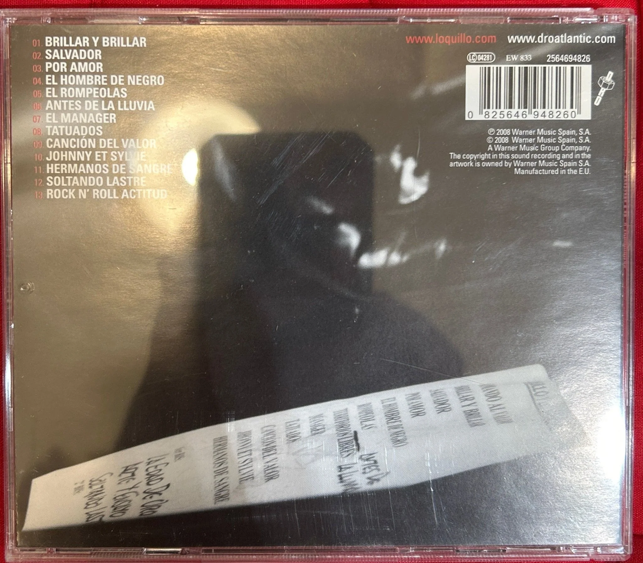 CD Loquillo Y Trogloditas ‎– Hermanos De Sangre: Barcelona Club La Rulot 2ª Mano - Image 2