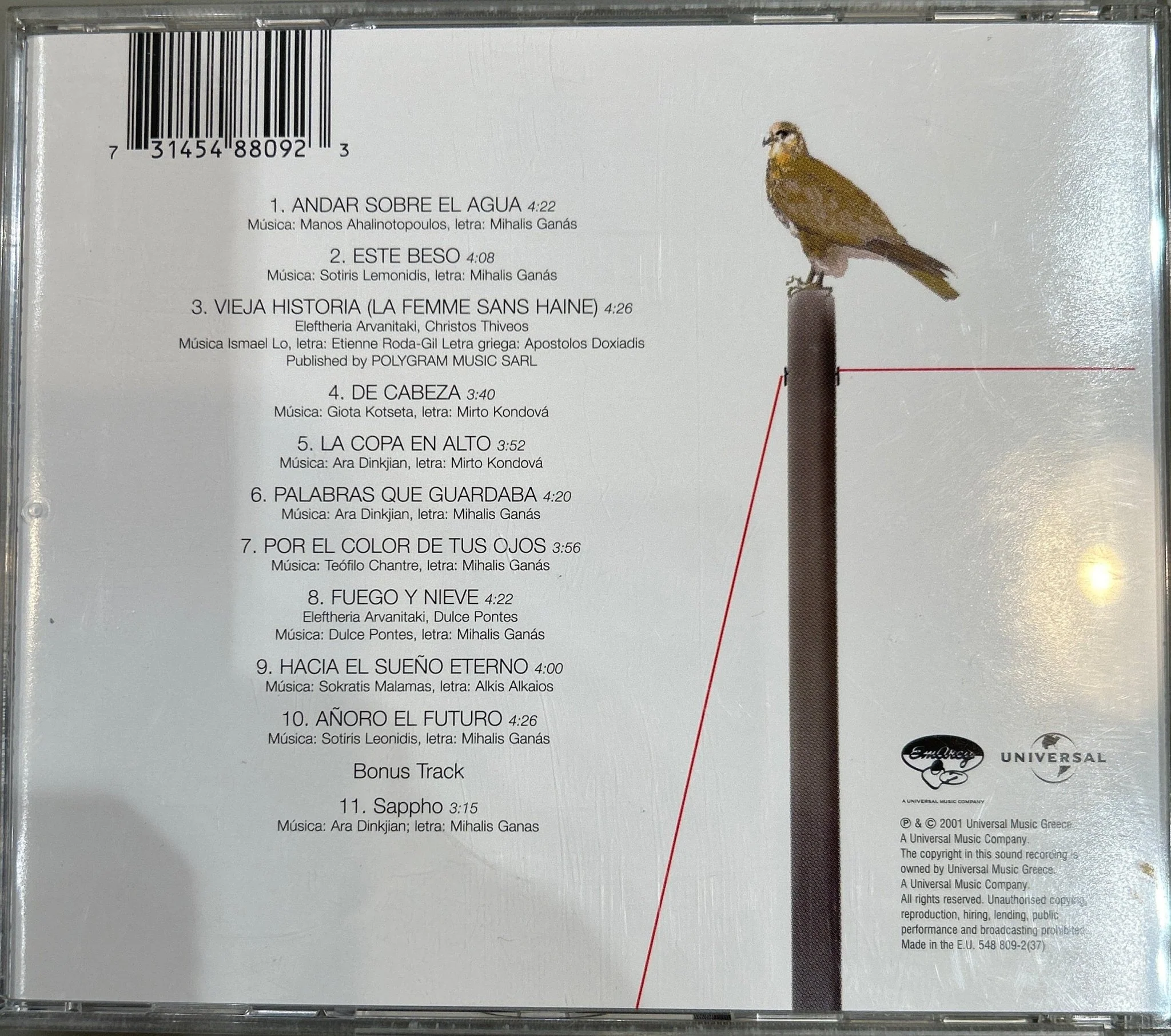 CD Eleftheria Arvanitaki ‎– Emision 2ª Mano - Image 2