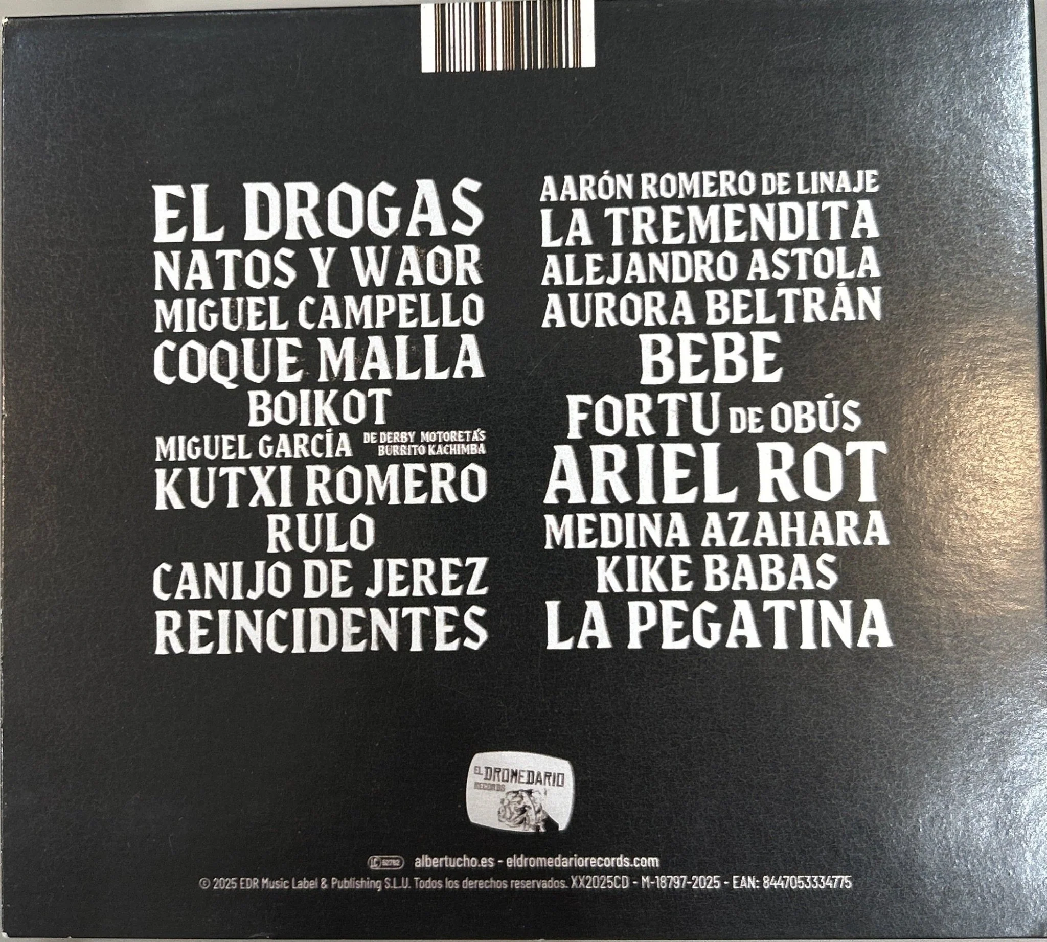 CD Albertucho ‎– XX AÑOS LADRANDO 2ª Mano - Image 2