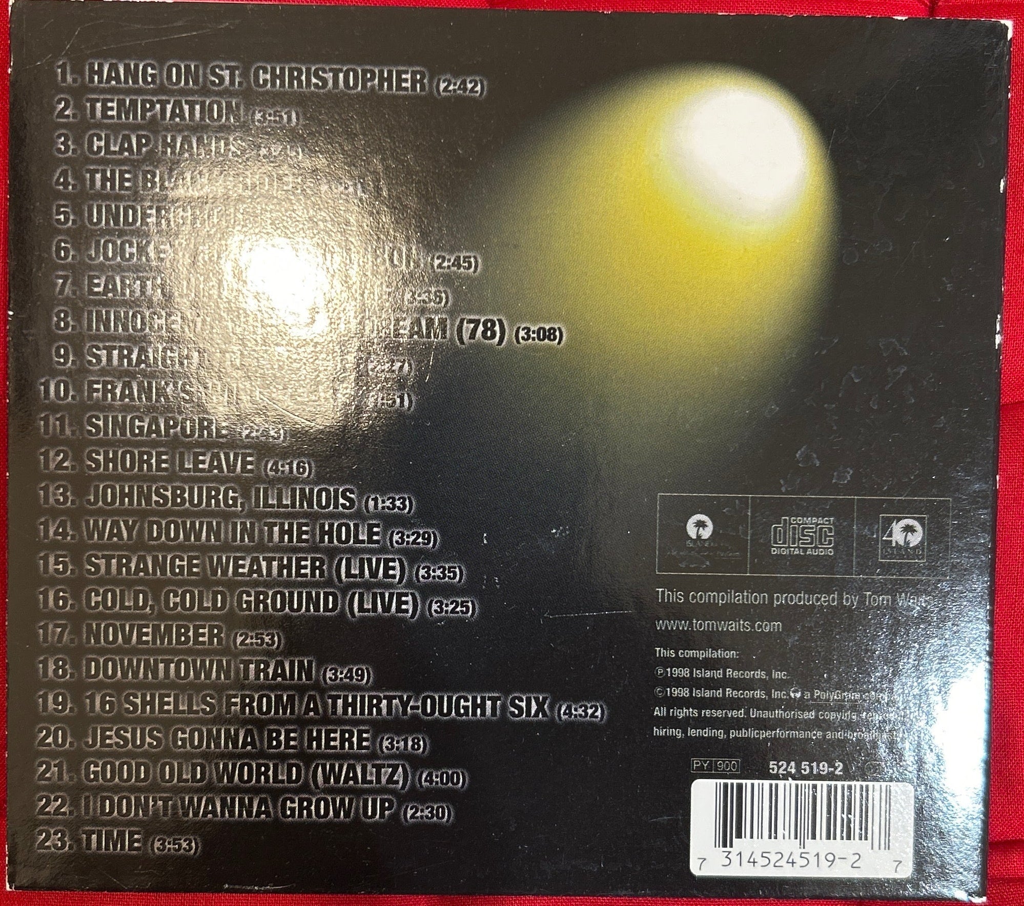 CD Tom Waits ‎– Beautiful Maladies (The Island Years) 2ª Mano - Image 2