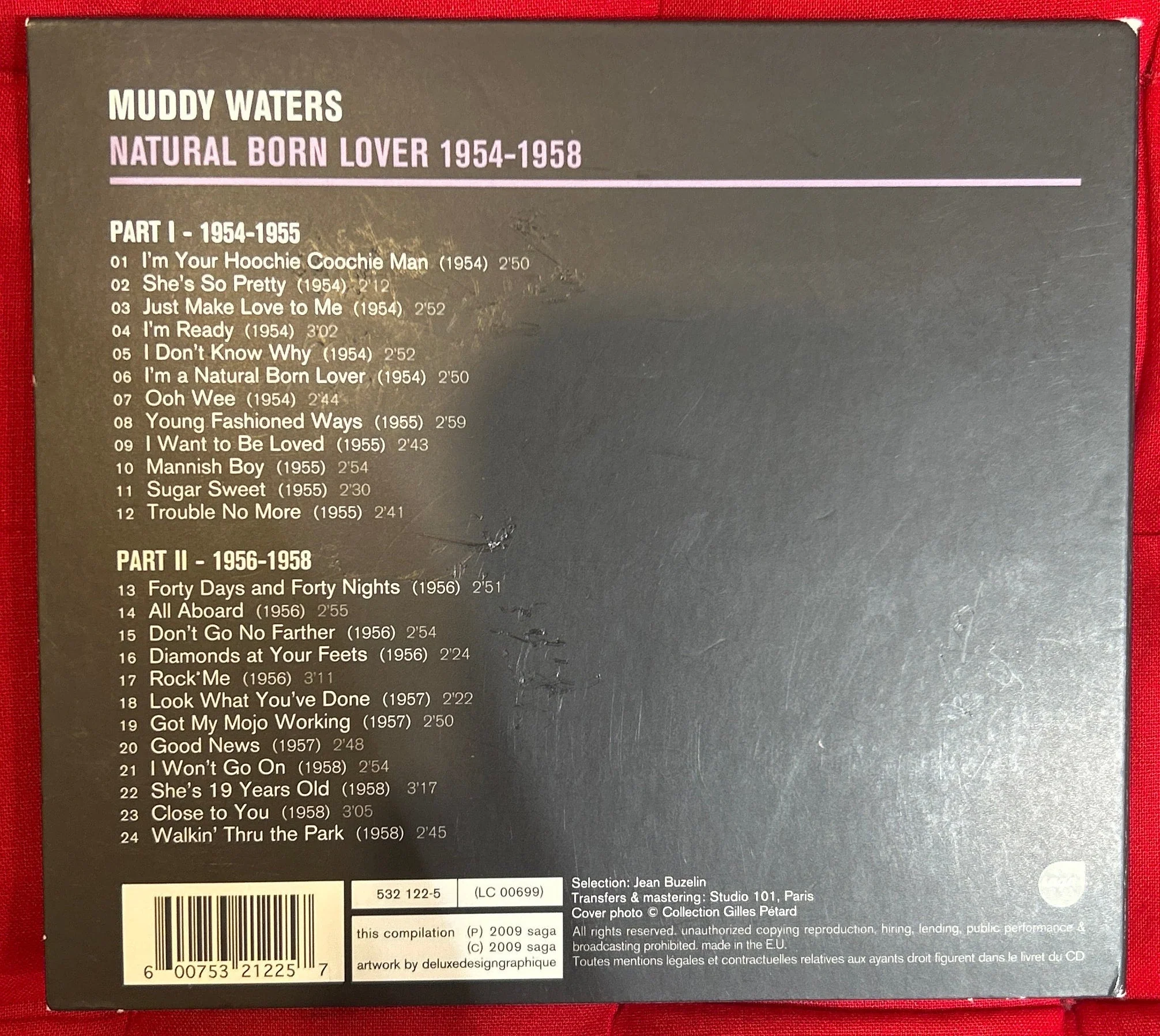 CD Muddy Waters – Natural Born Lover 1954 - 1958 2ª Mano - Image 2