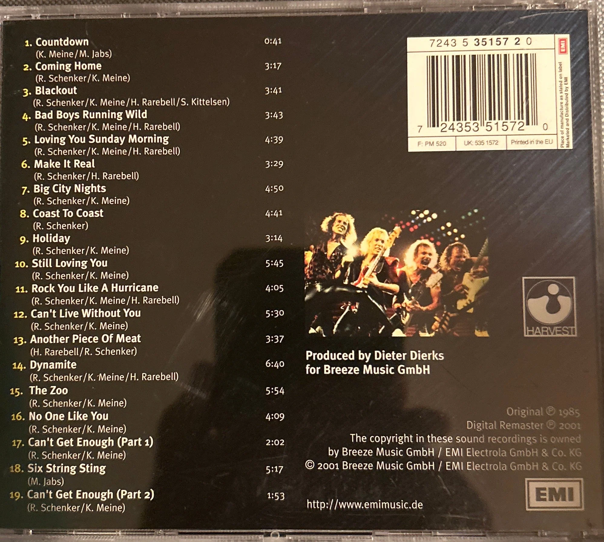 CD Scorpions ‎– World Wide Live 2ª Mano - Image 2