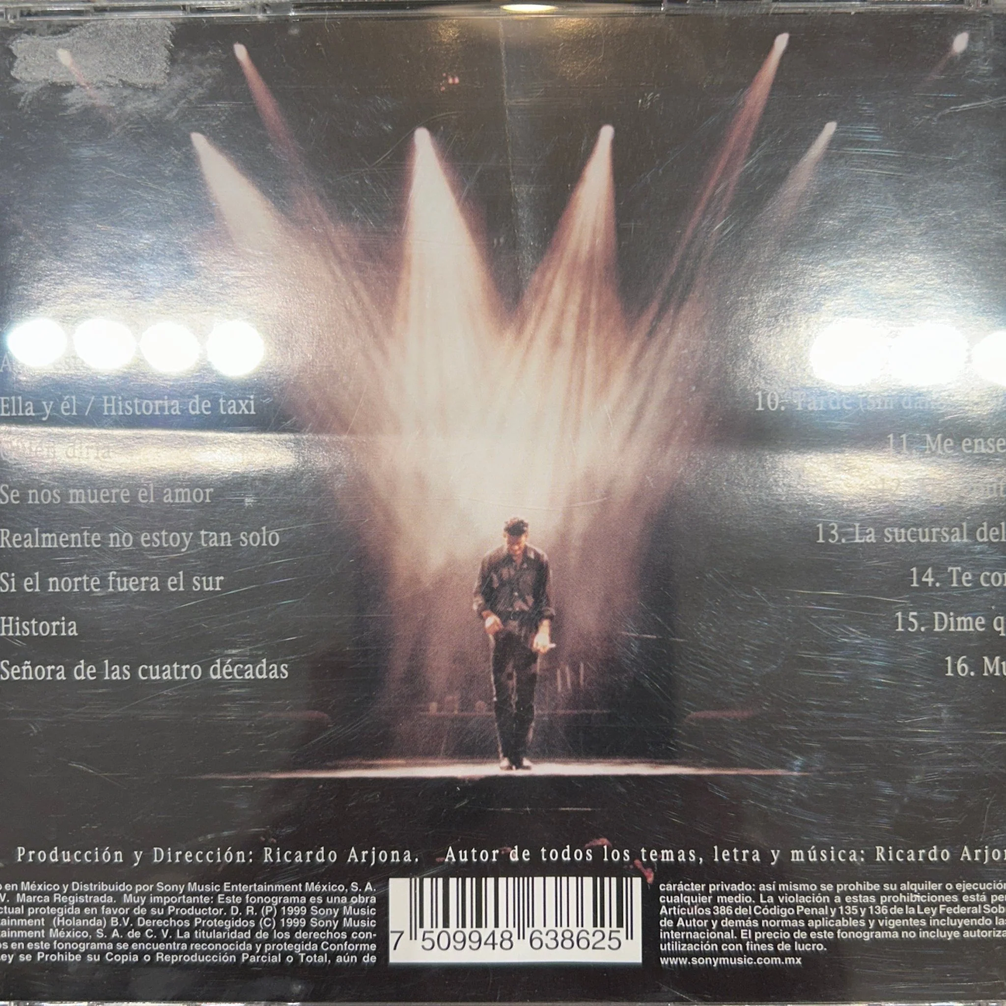 CD Ricardo Arjona ‎– Vivo Ed. Mexico 2ª Mano (Producto exclusivo recogida en tienda) - Image 2