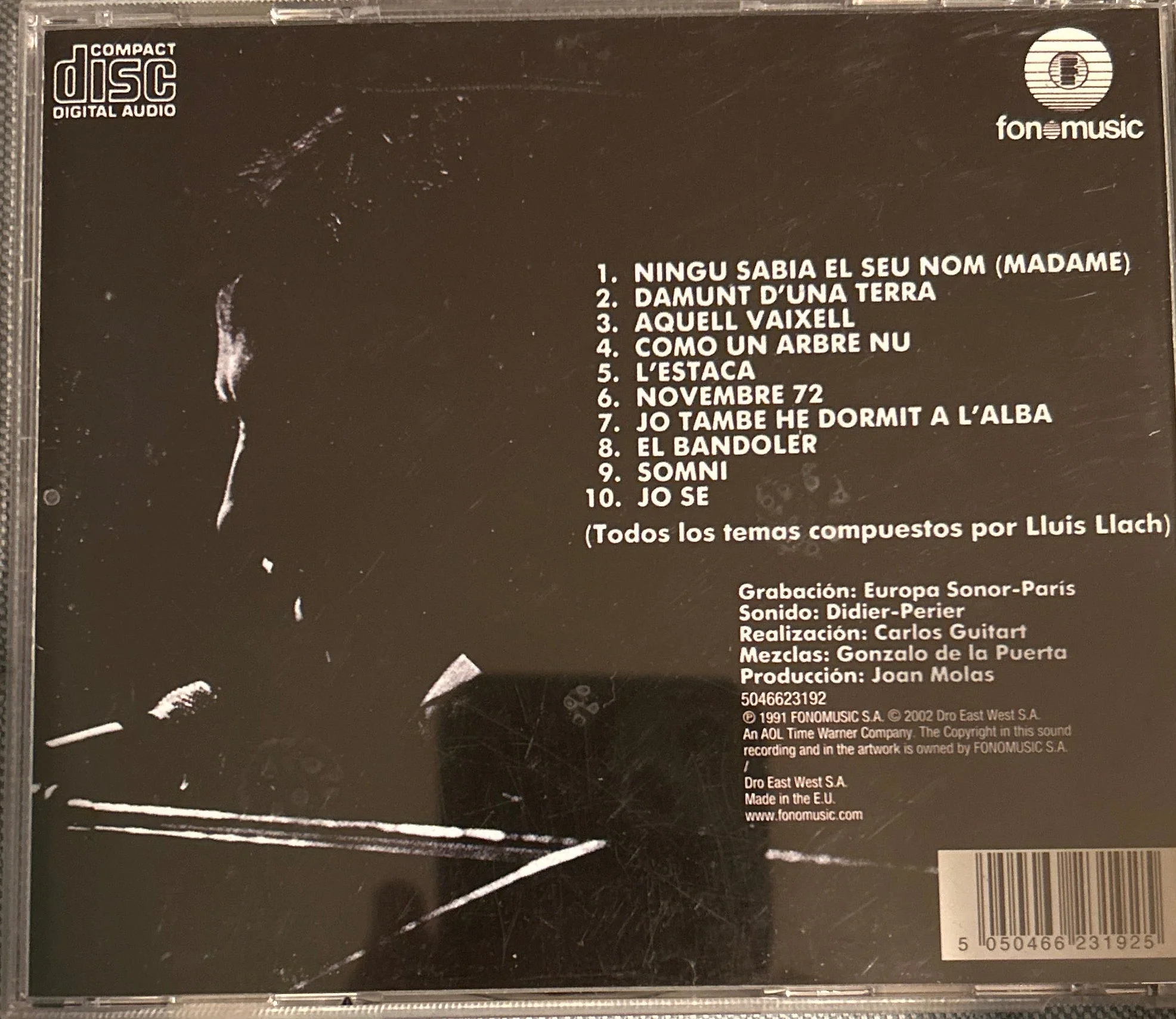 CD Lluis Llach ‎– A L'Olympia 2ª Mano - Image 2