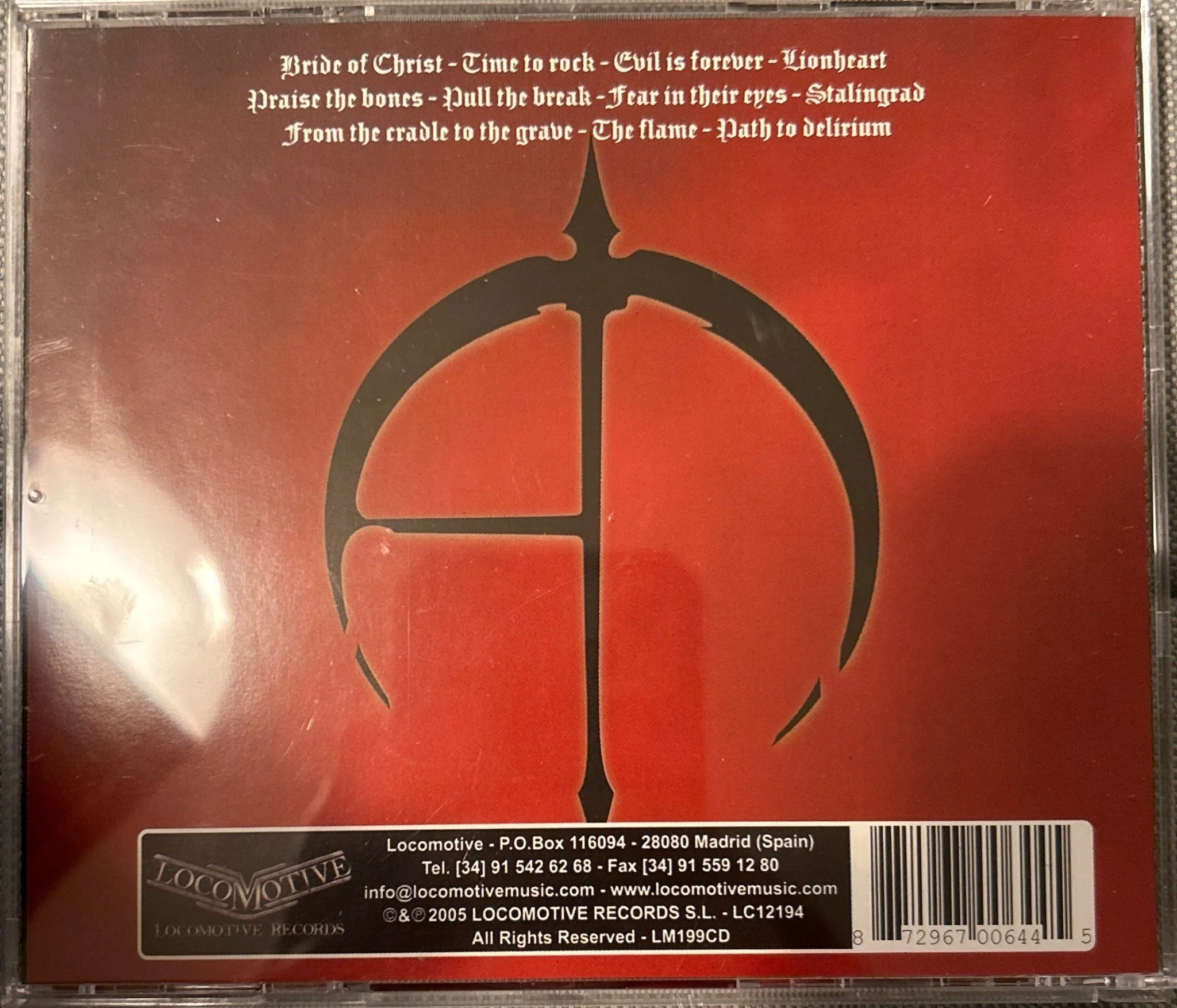 CD Astral Doors ‎– Evil Is Forever 2ª Mano - Image 2
