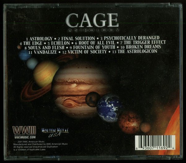 CD Cage – Astrology 2ª Mano - Image 2