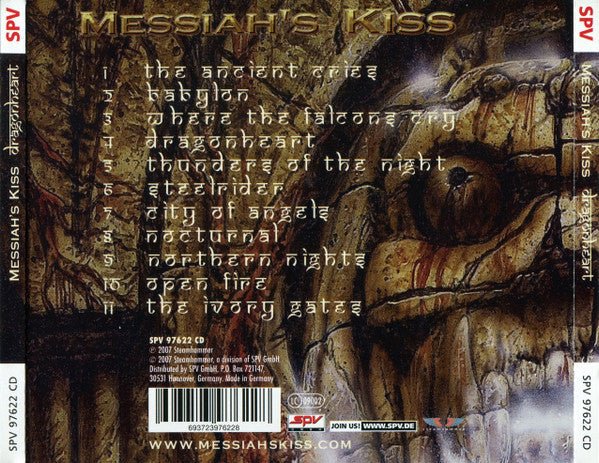 CD Messiah's Kiss ‎– Dragonheart 2ª Mano - Image 2