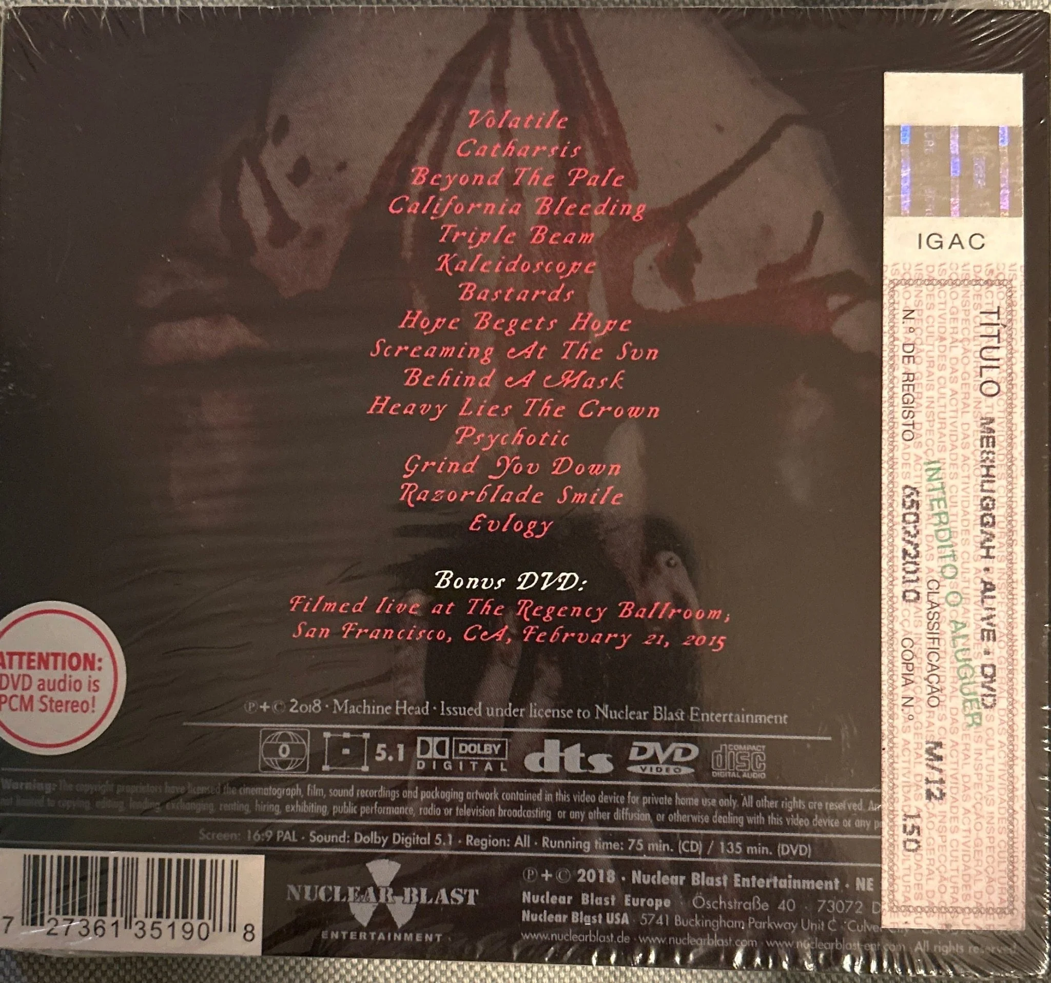 CD Machine Head ‎– Catharsis Nuevo precintado - Image 2