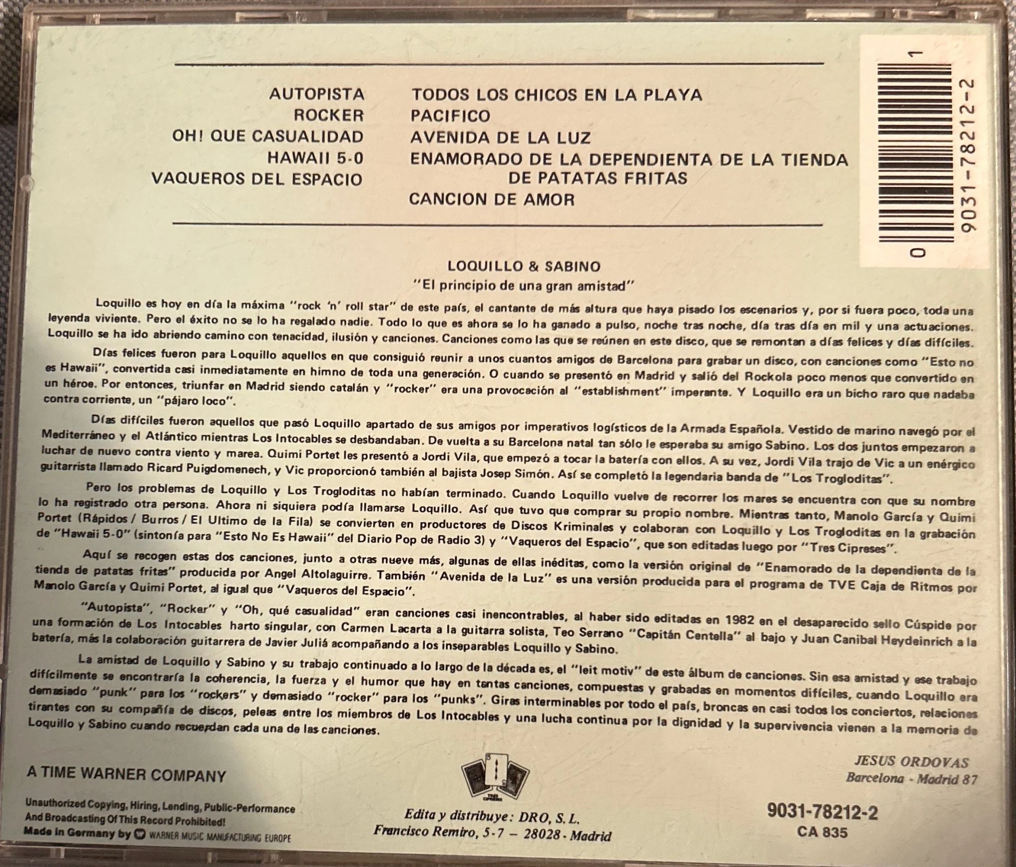 CD Loquillo & Sabino – 1981 -1984 2ª mano - Image 2