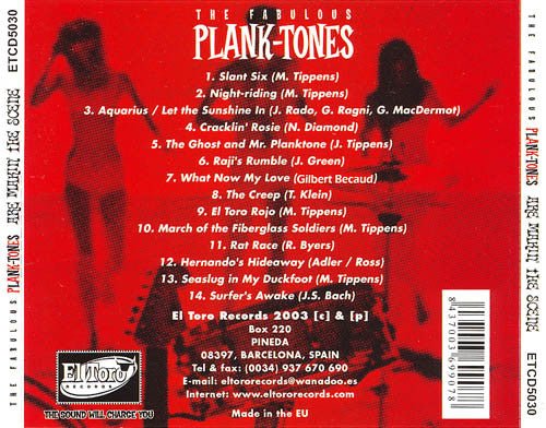 CD The Fabulous Plank-Tones ‎– Are Makin’ The Scene! 2ª mano - Image 2
