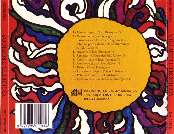 CD Viglietti ‎– Tropicos 2ª Mano - Image 2