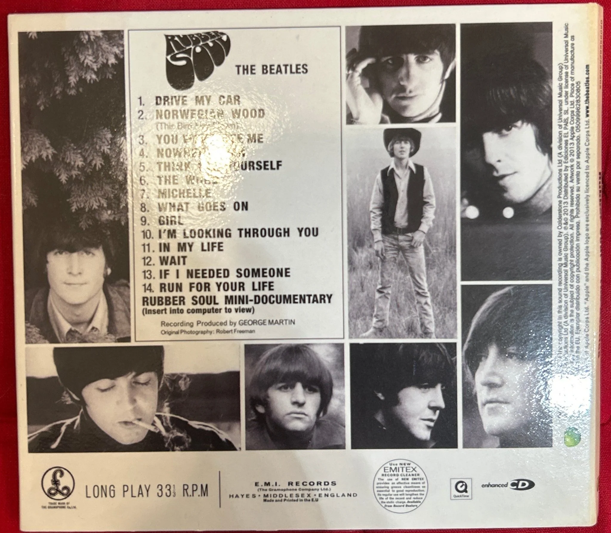 CD The Beatles ‎– Rubber Soul 2ª mano - Image 2