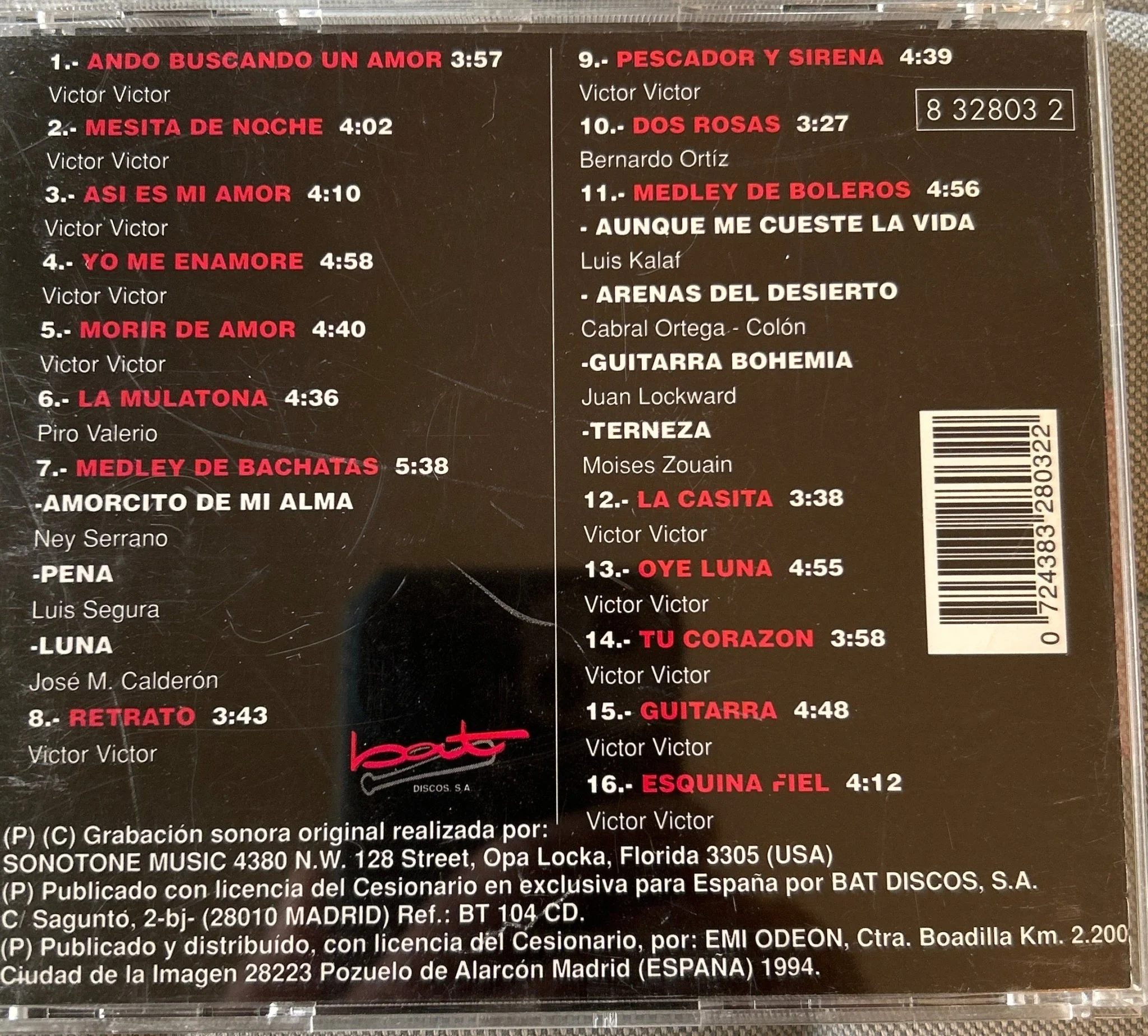 CD Victor Victor ‎– Grandes Exitos 2ª Mano - Image 2