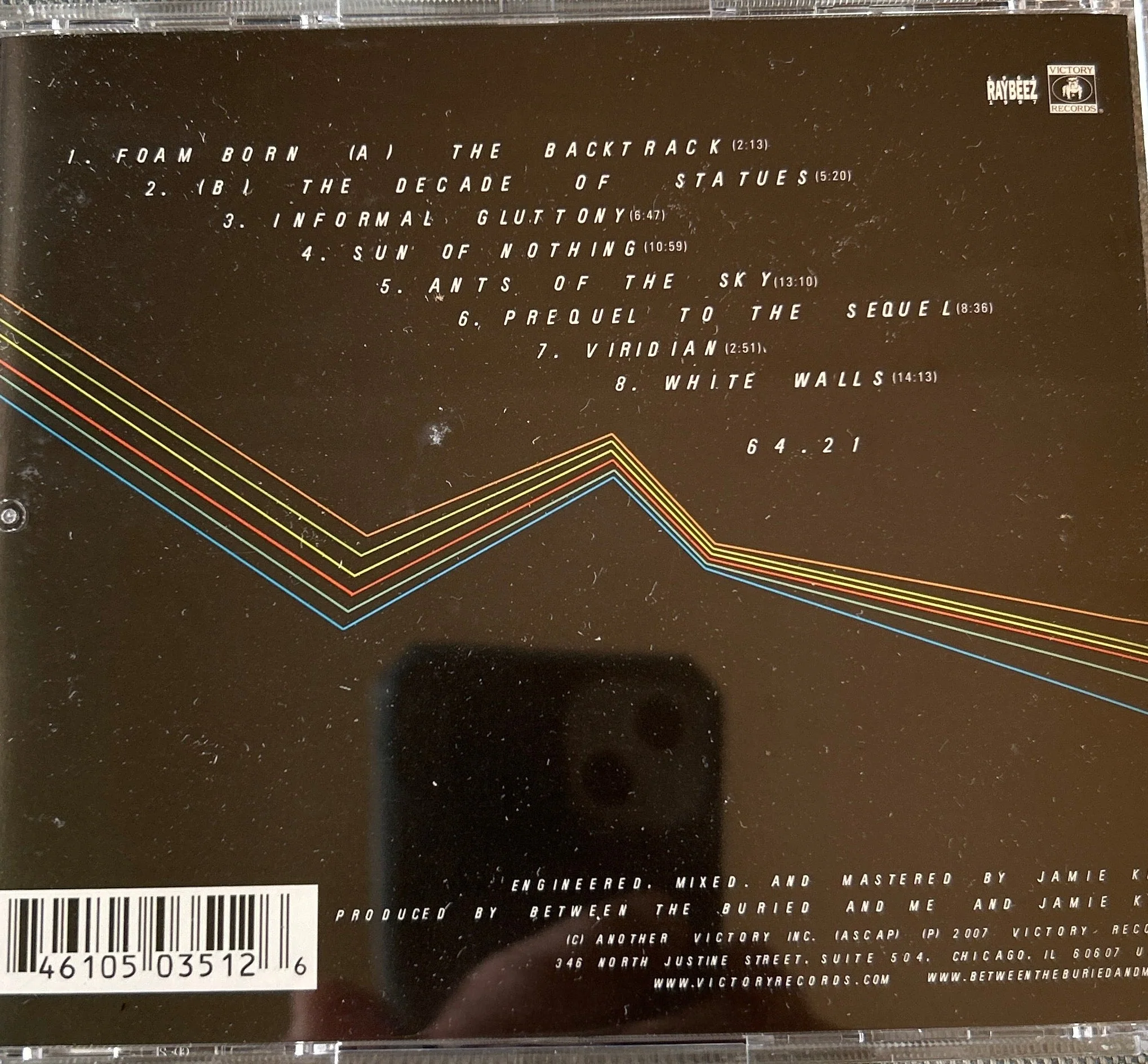 CD Between The Buried And Me ‎– Colors Ed. Americana 2ª Mano - Image 2