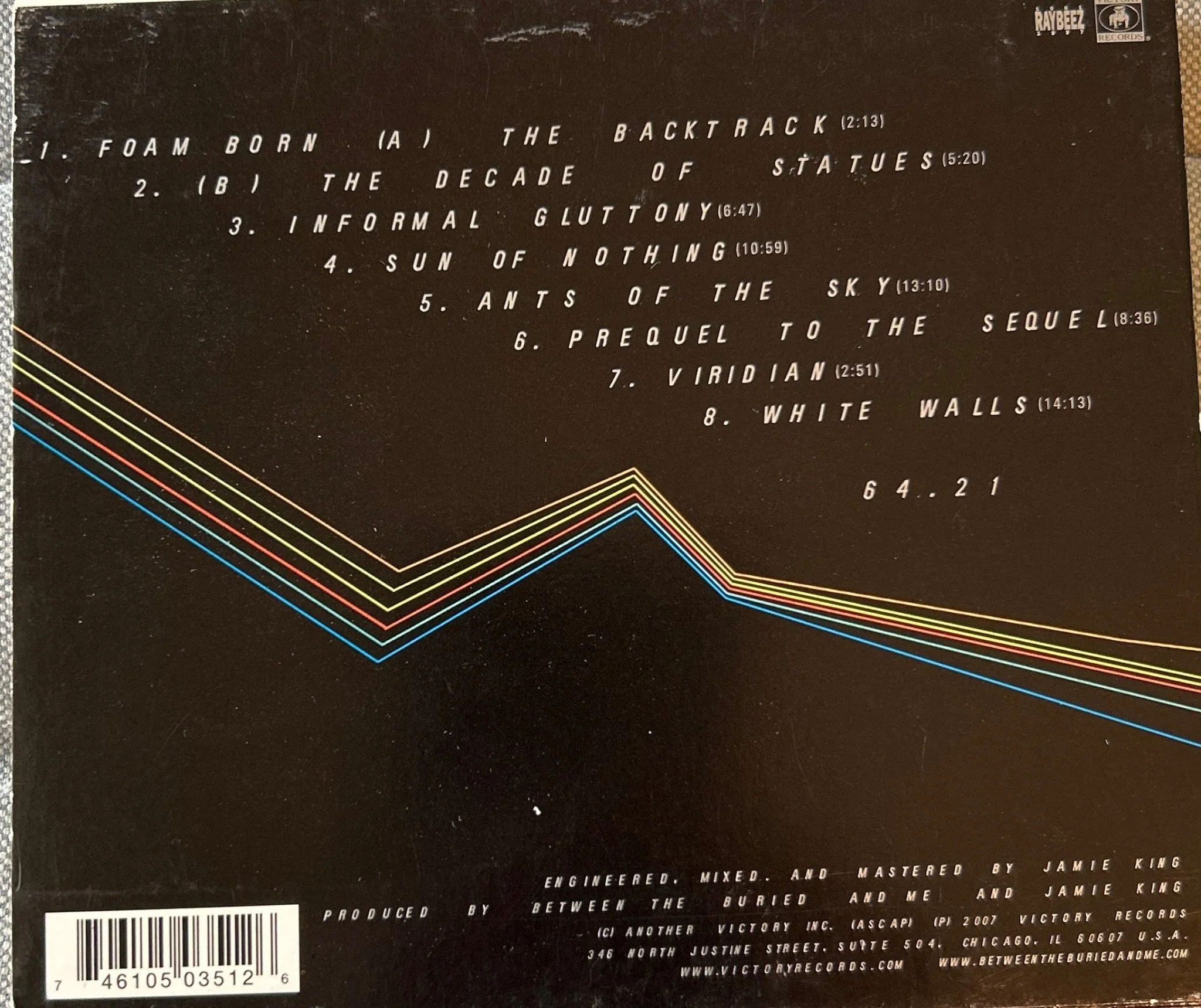 CD Between The Buried And Me ‎– Colors Ed. Americana 2ª Mano - Image 4