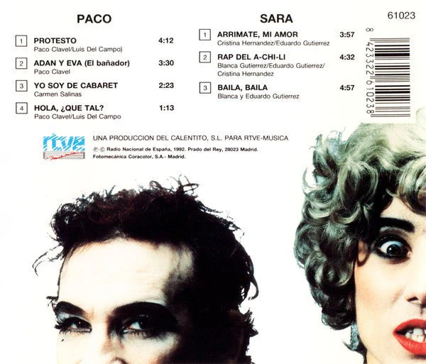 CD Paco Clavel, Sara Gossa ‎– Duplex 2ª Mano - Image 2