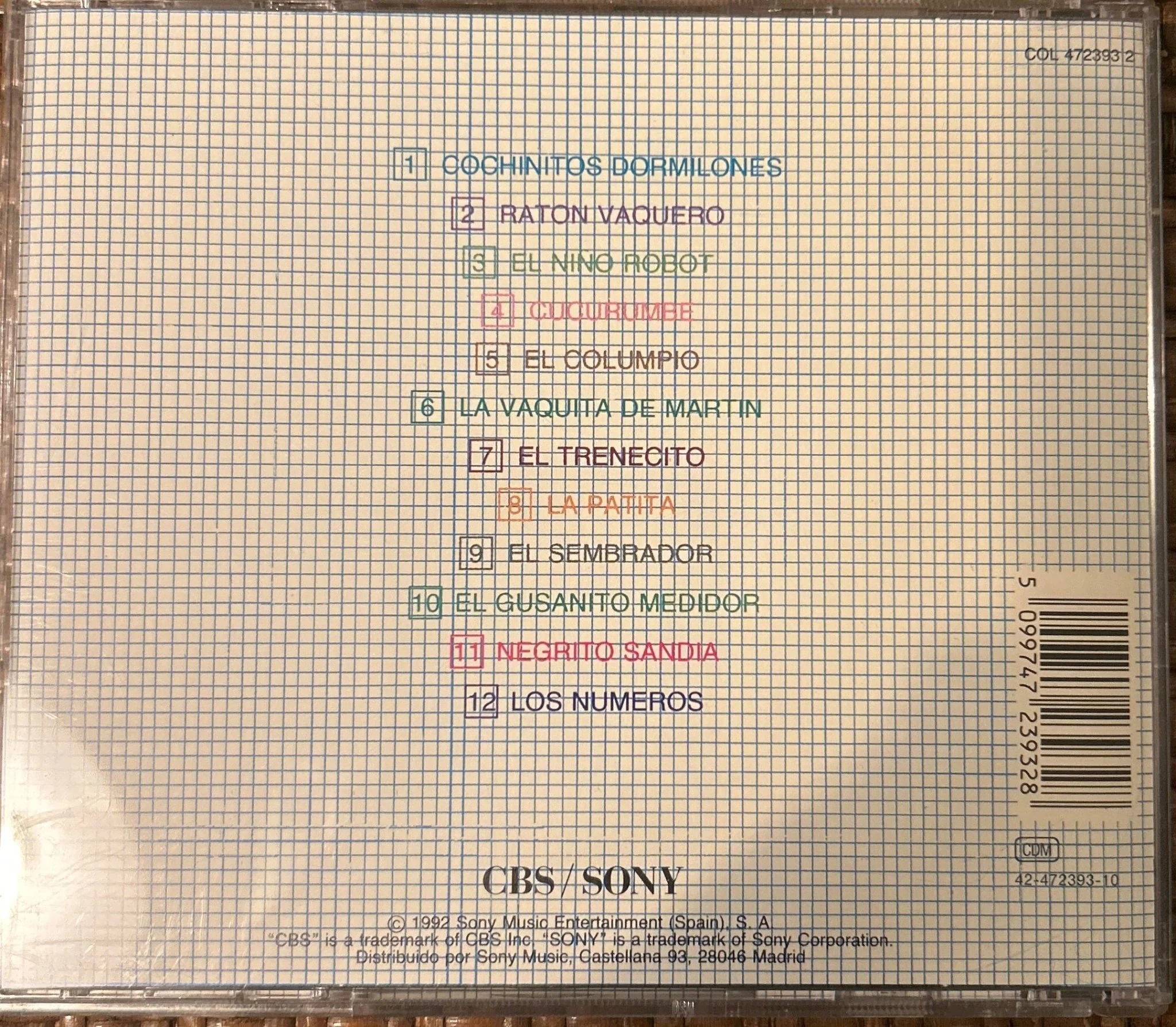 CD V/A – Cosas De Niños 2ª Mano - Image 2