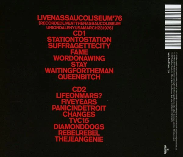 CD David Bowie ‎– Live Nassau Coliseum '76 2ª Mano - Image 2