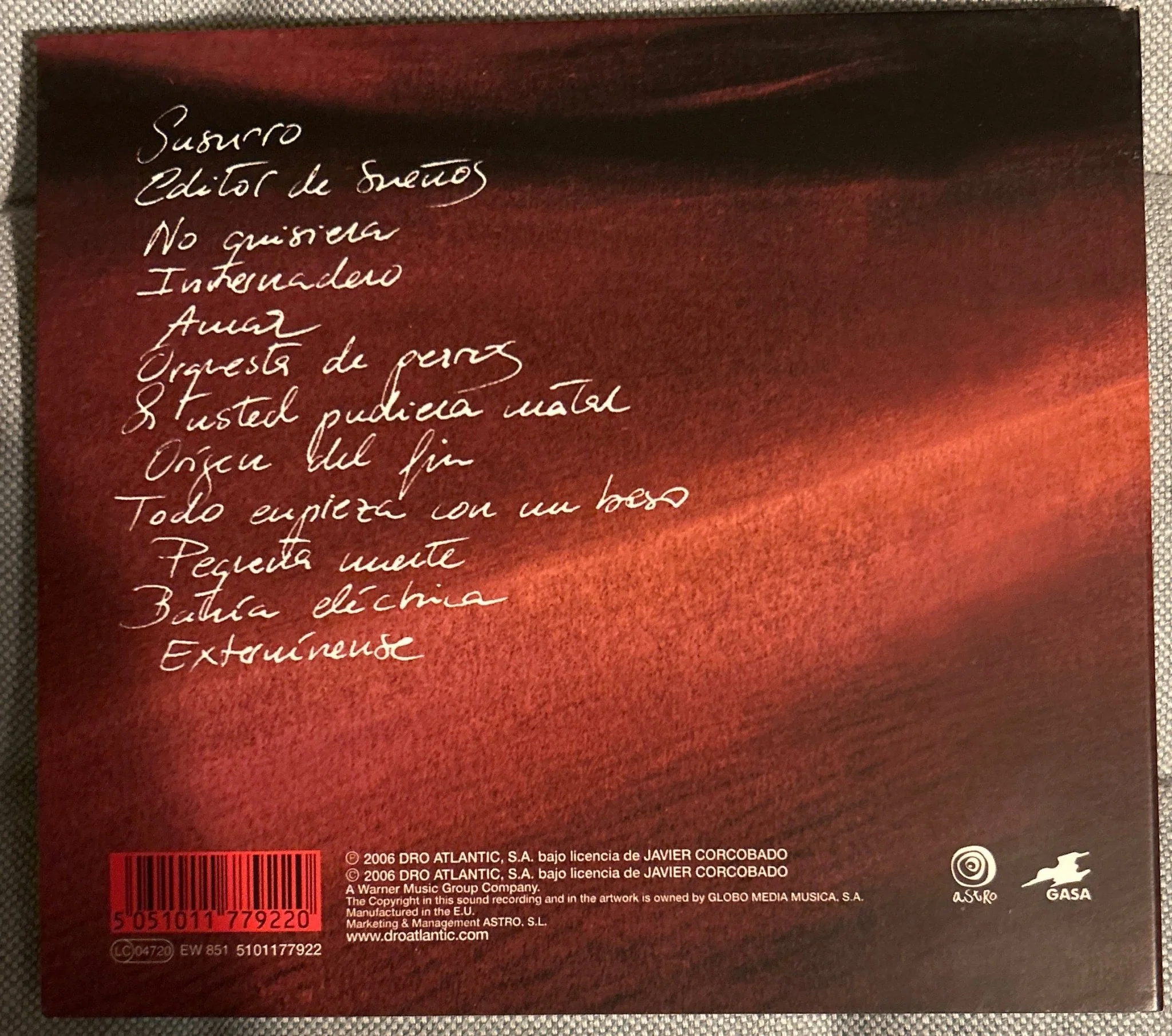 CD Corcobado ‎– Editor De Sueños 2ª Mano - Image 2