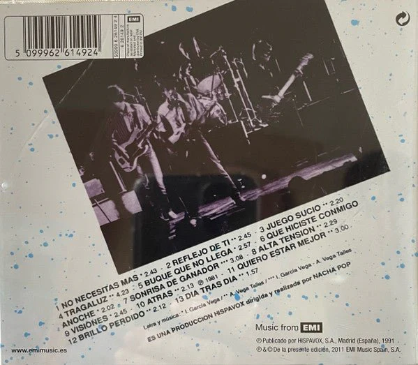 CD Nacha Pop ‎– Buena Disposición 2ª Mano - Image 2
