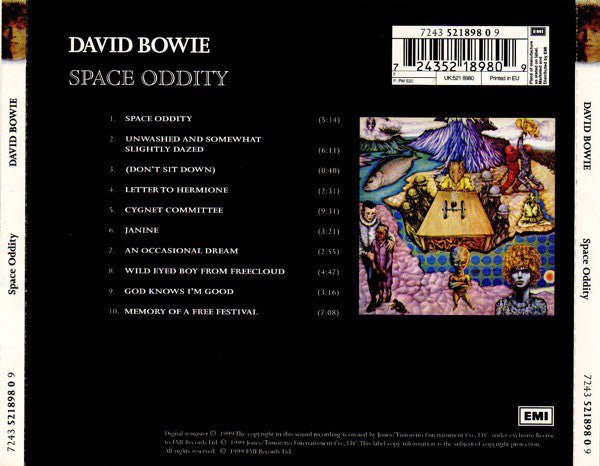 CD David Bowie ‎– Space Oddity 2ª Mano - Image 2
