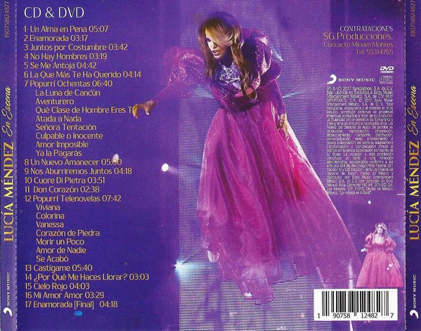 CD Lucía Méndez – En Escena CD+DVD 2ª Mano - Image 2