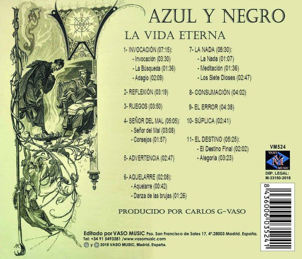 CD Azul Y Negro – La Vida Eterna 2ª mano - Image 2