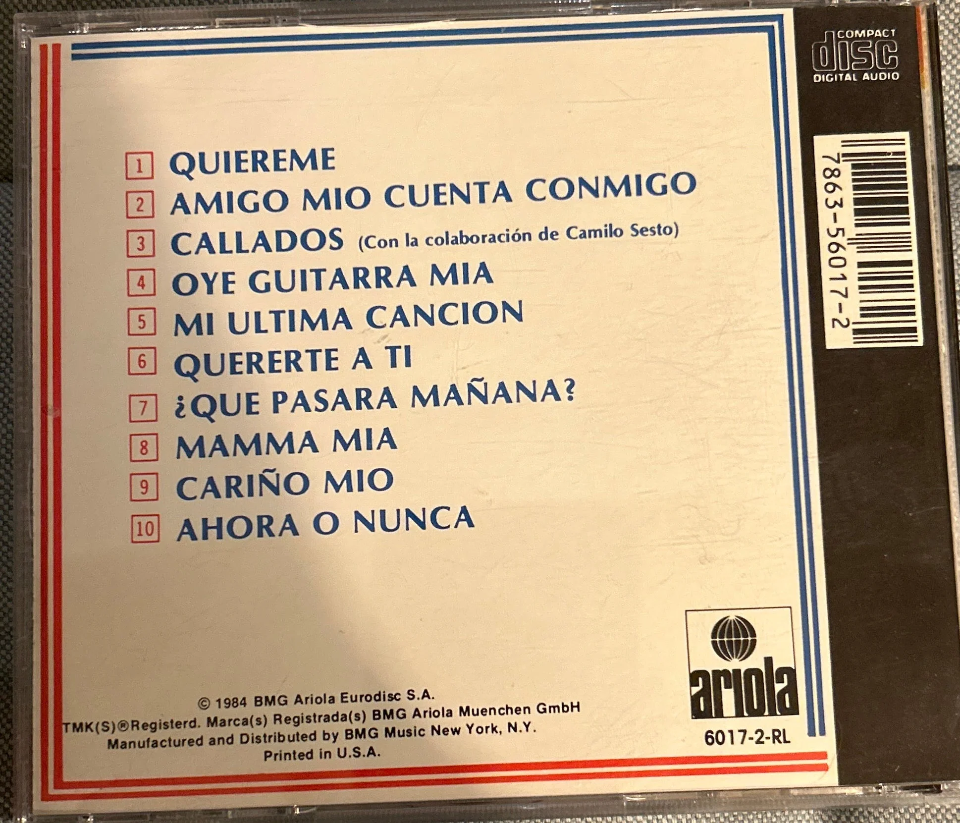 CD Angela Carrasco ‎– Lo Mejor De Angela Carrasco 2ª Mano - Image 2