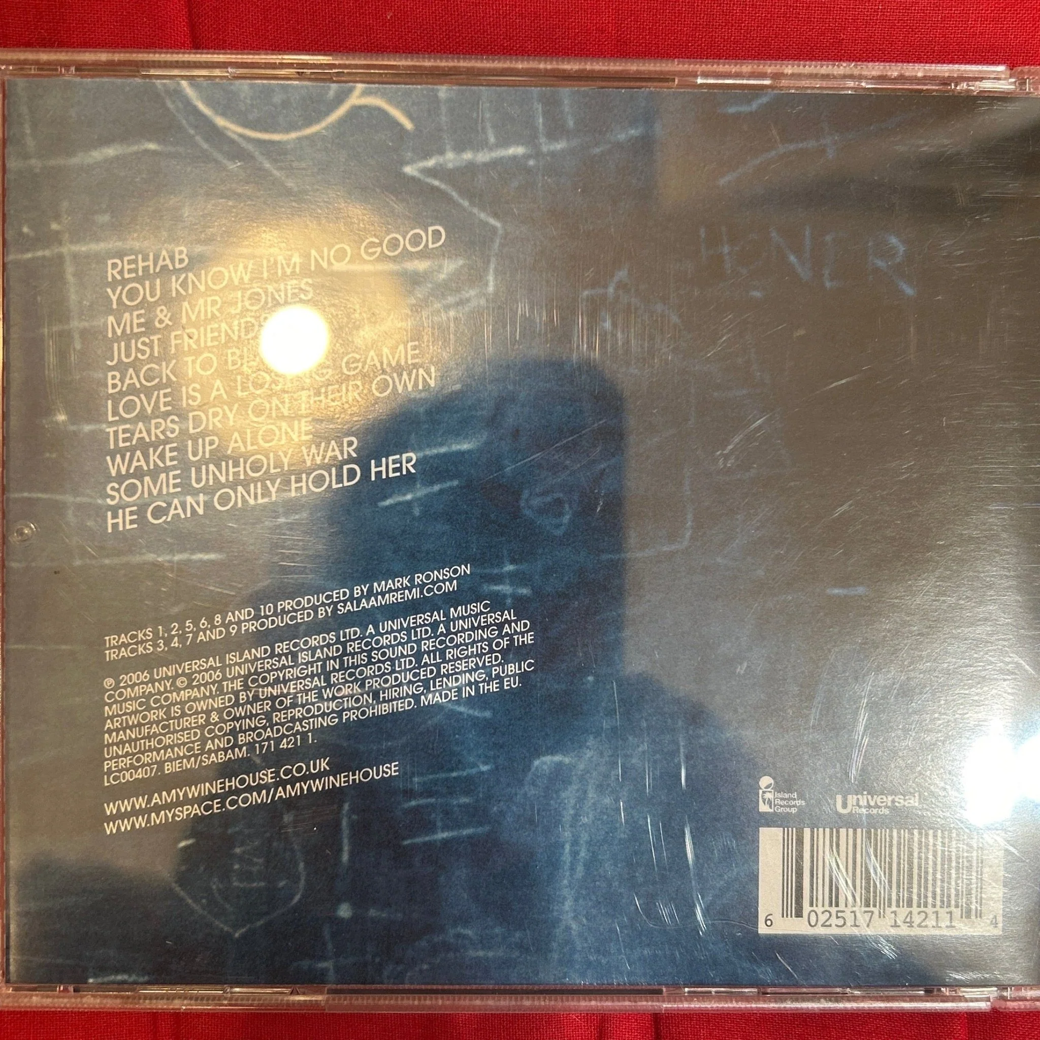 CD Amy Winehouse – Back To Black 2ª Mano - Image 2