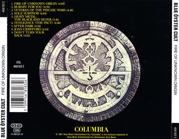 CD Blue Oyster Cult – Fire Of Unknown Origin Nuevo precintado - Image 2