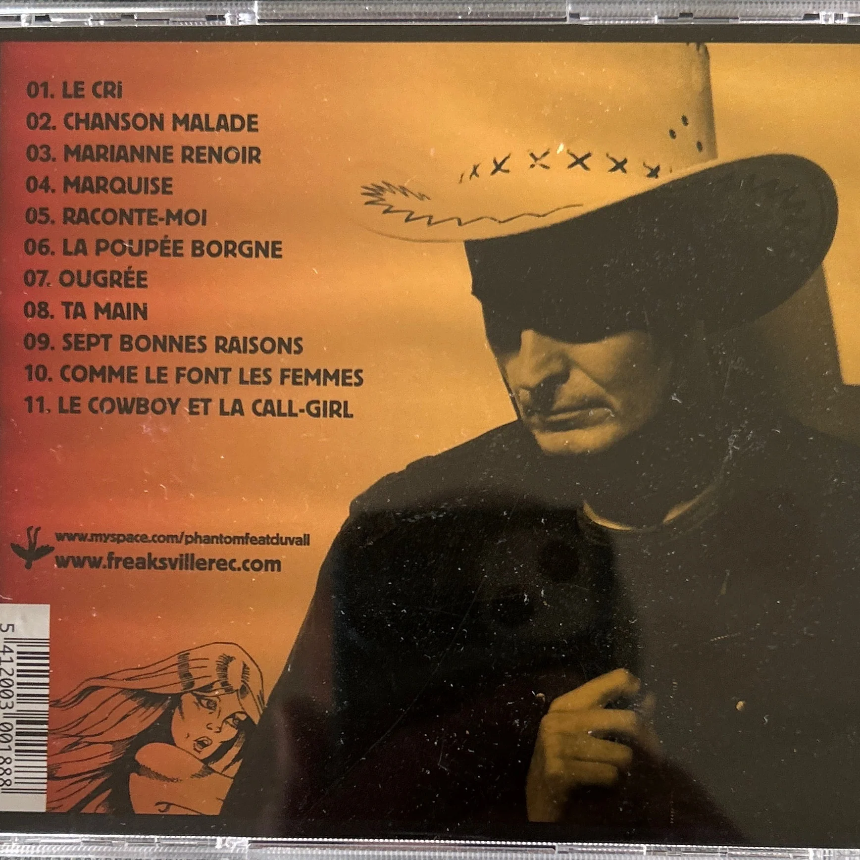 CD Jacques Duvall ‎– Le Cowboy Et La Call-Girl 2ª Mano - Image 2