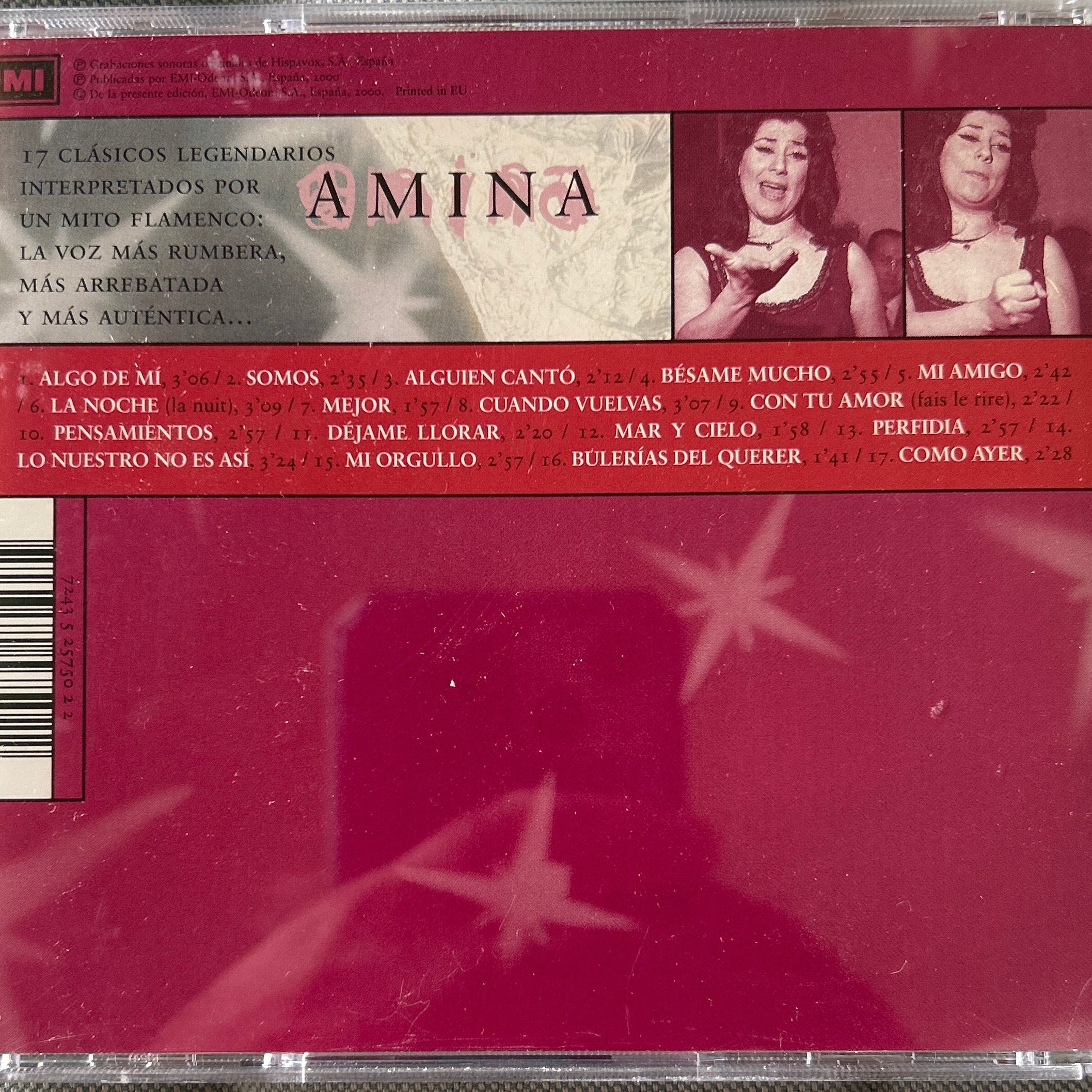 CD Amina ‎– Algo De Mí 2ª Mano - Image 2