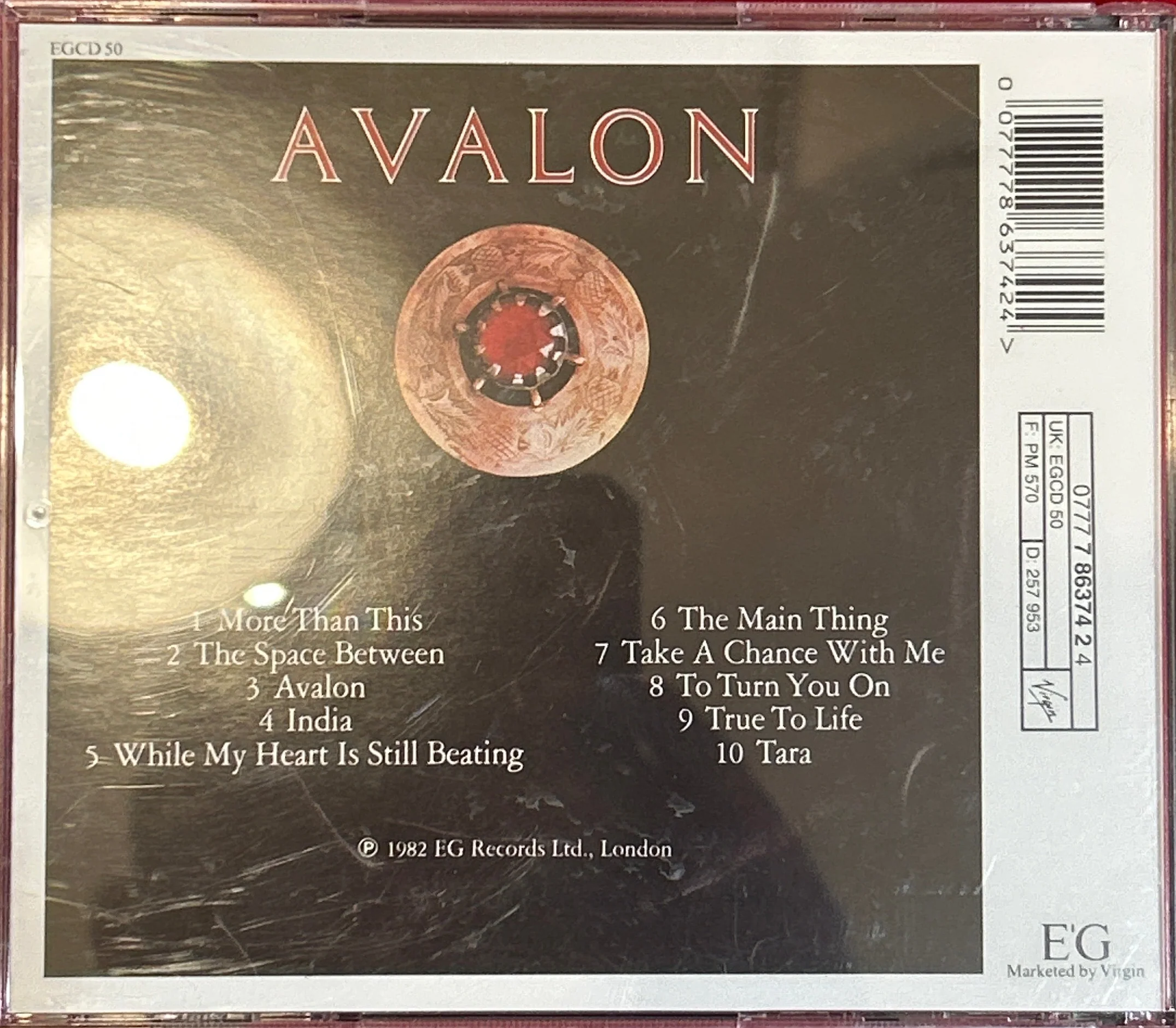CD Roxy Music ‎– Avalon 2ª Mano - Image 2