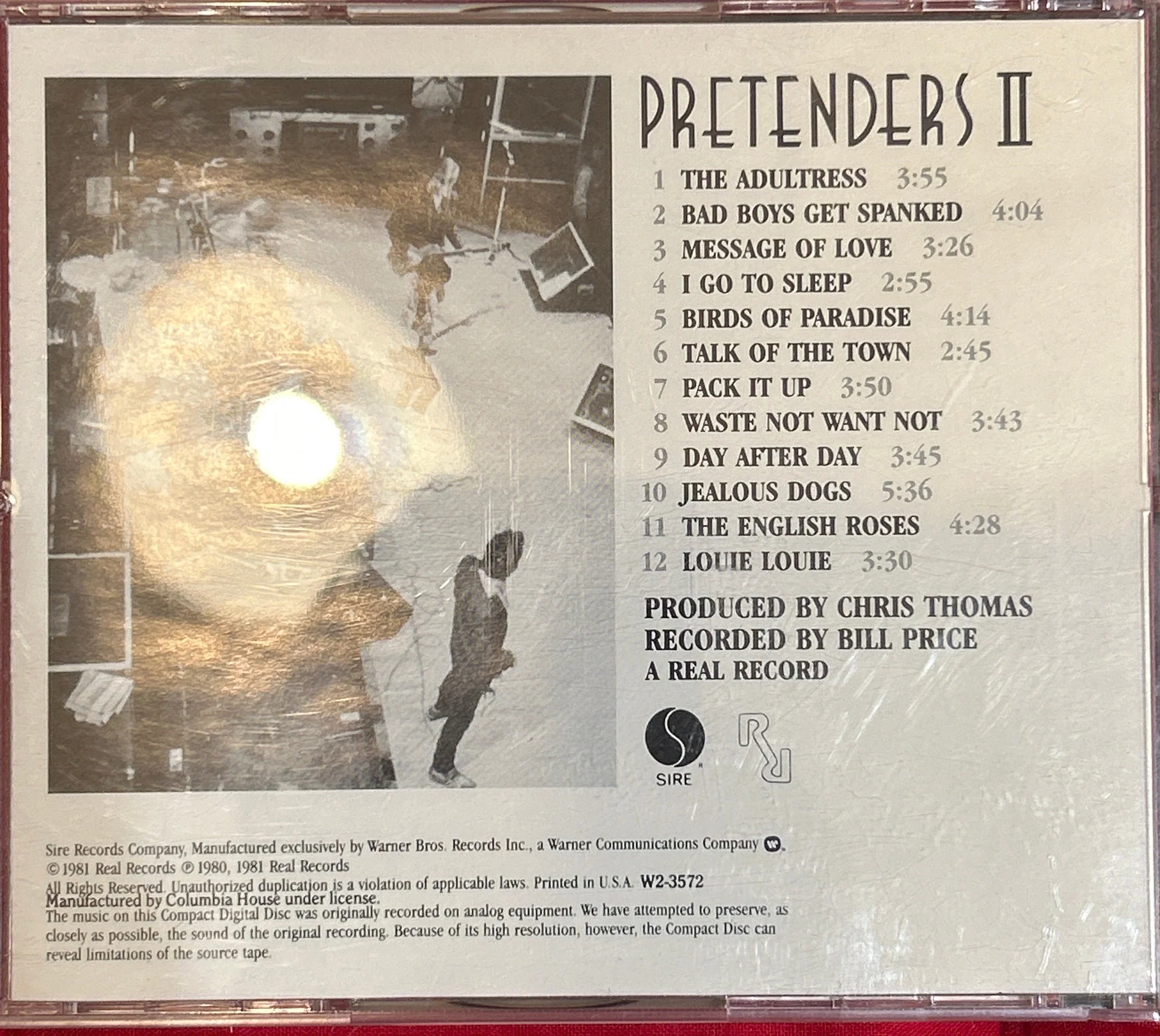 CD Pretenders ‎– Pretenders II Ed. USA 2ª Mano - Image 2