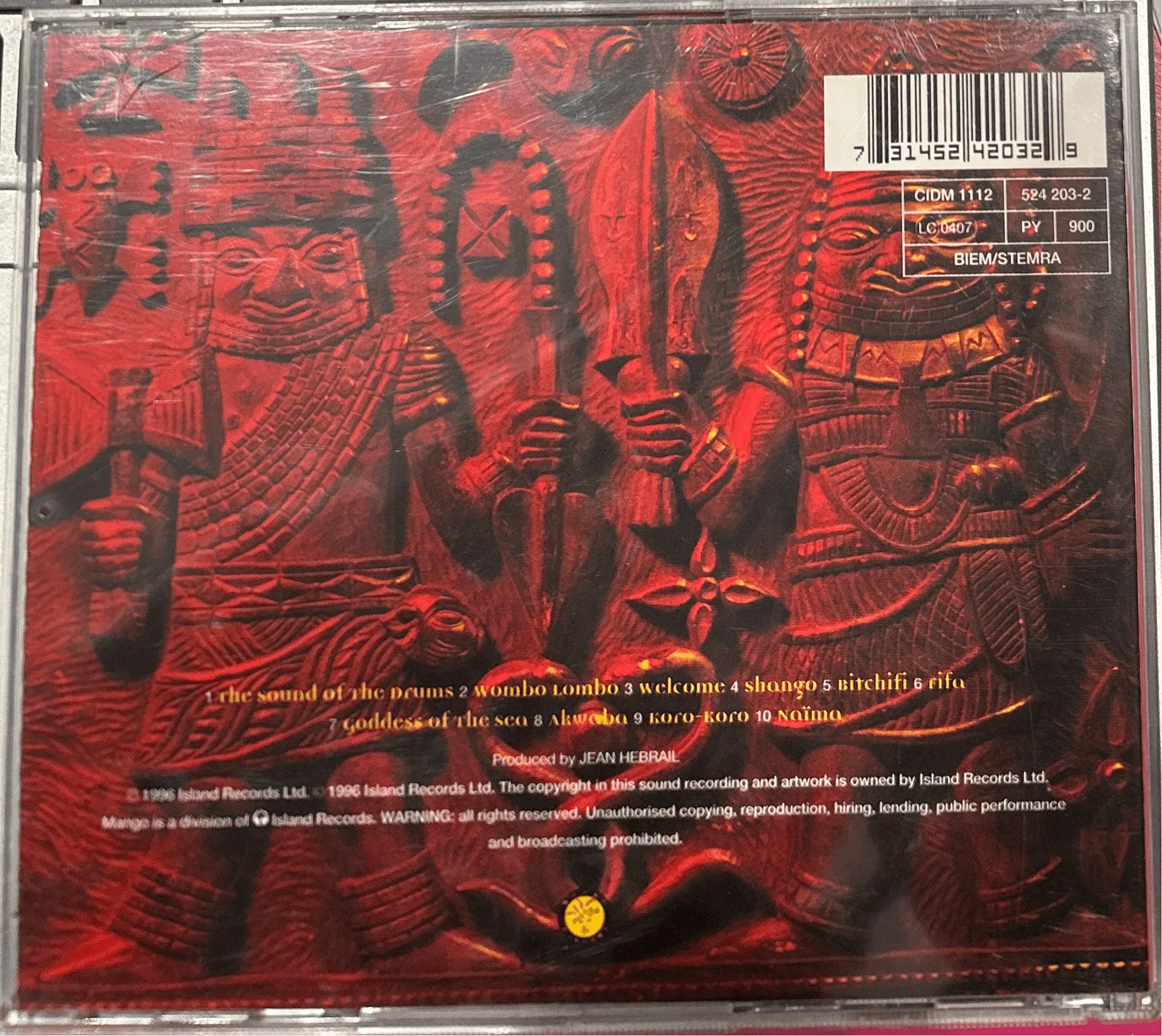CD Angélique Kidjo – Fifa 2ª Mano (Producto exclusivo recogida en tienda) - Image 2