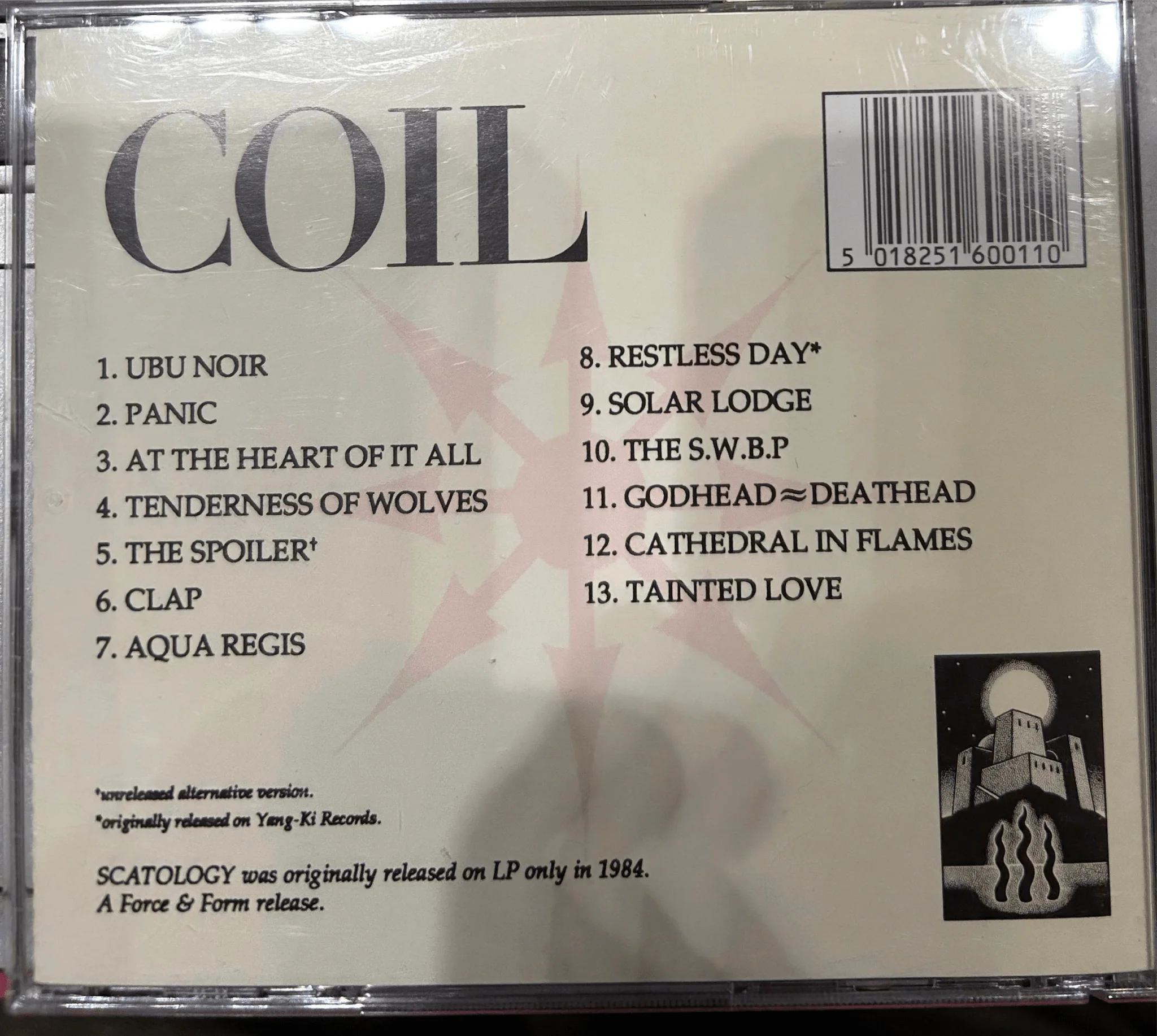 CD Coil ‎– Scatology 2ª Mano - Image 2