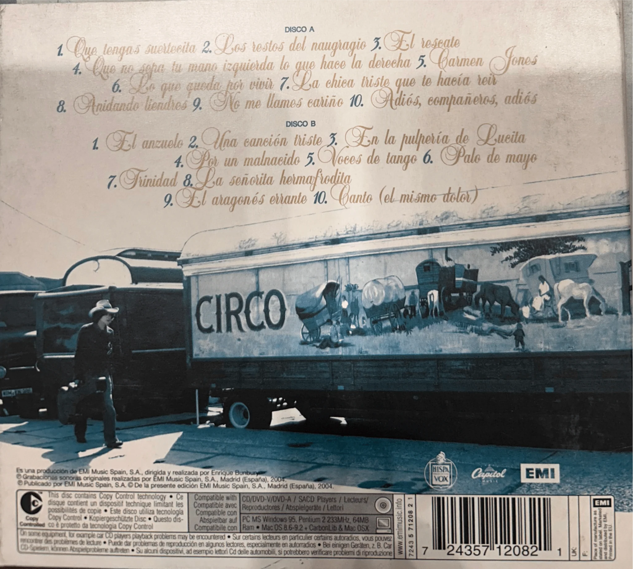 CD Bunbury ‎– El Viaje A Ninguna Parte 2ª Mano - Image 2