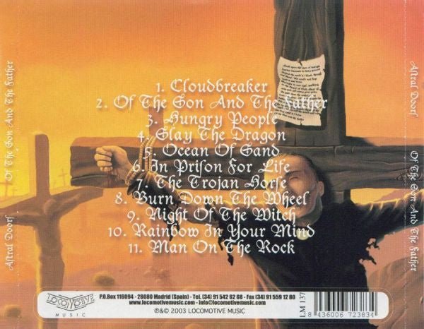 CD Astral Doors ‎– Of The Son And The Father 2ª mano - Image 2