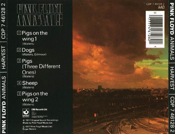 CD Pink Floyd ‎– Animals 2ª Mano - Image 2