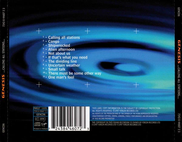 CD Genesis ‎– ...Calling All Stations... 2ª Mano - Image 2