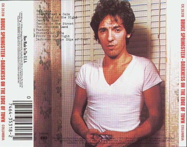 CD Bruce Springsteen ‎– Darkness On The Edge Of Town Ed. Americana 2ª mano - Image 2